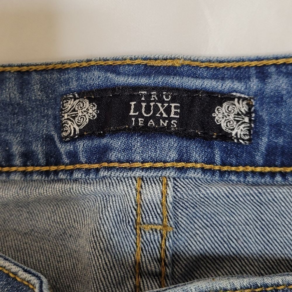 Tru Luxe Patchwork Vintage Floral Patch Straight … - image 3